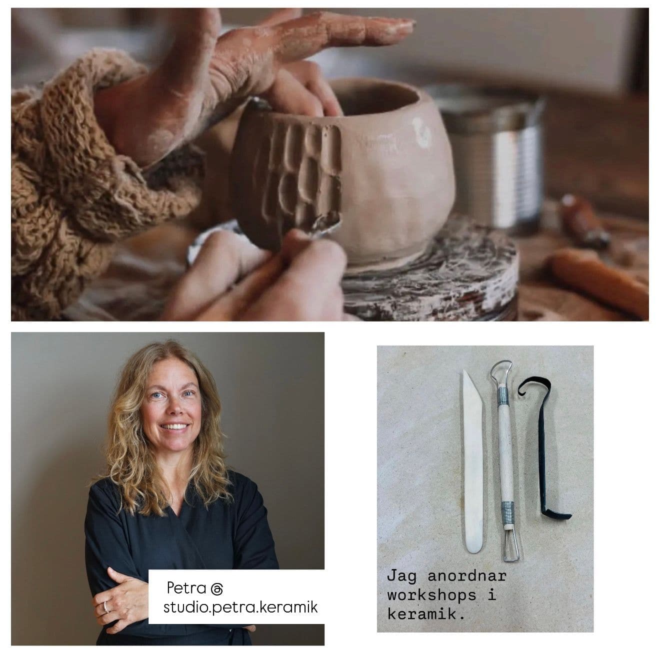 person som handbygger